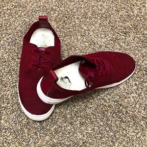 Burgundy Vlado Footwear Venice Low-Top Sneakers